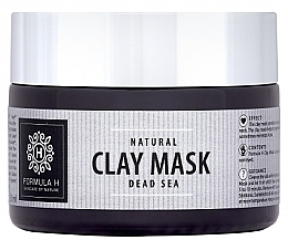 Парфумерія, косметика Глиняна маска для обличчя - Formula H Dead Sea Clay Mask