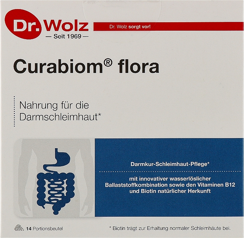 Пребіотик для мікрофлори кишківника - Dr. Wolz Curabiom Flora * — фото N1