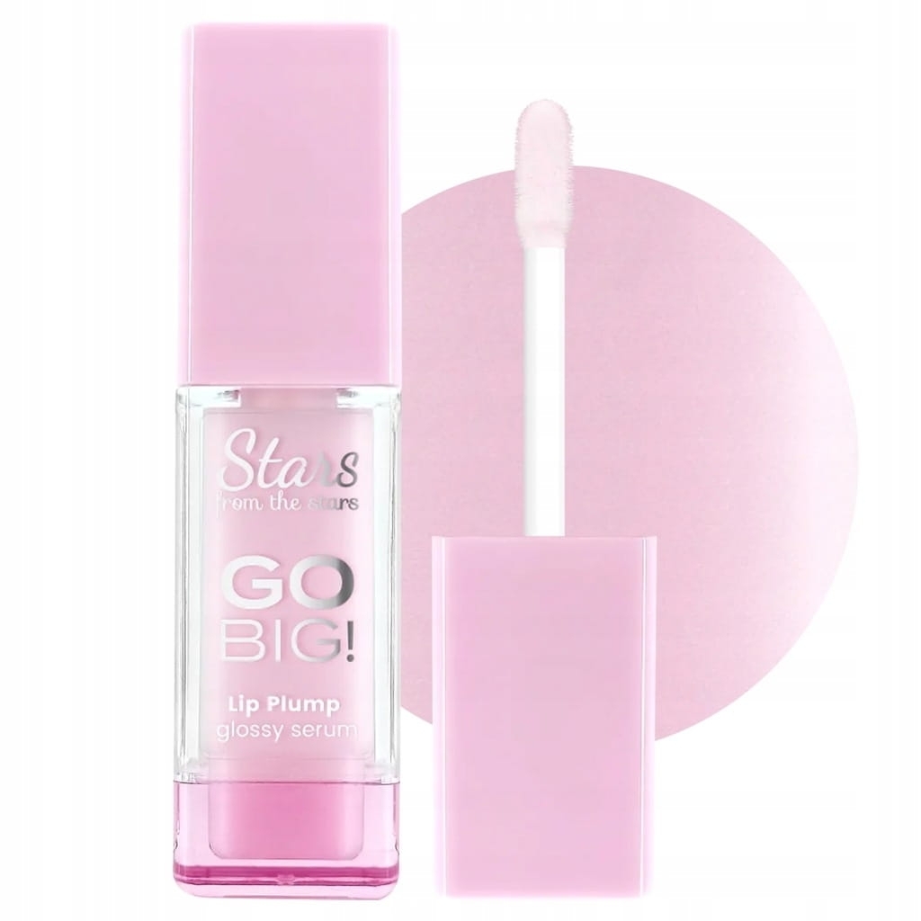 Блиск-сироватка для збільшення губ - Stars from The Stars  Go Big! Lip PLump Glossy Serum — фото 01- Soft Pink