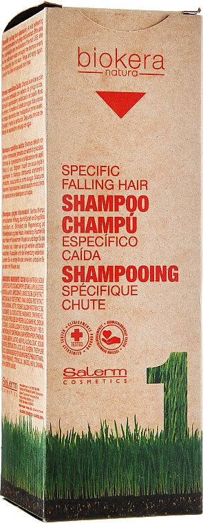 Шампунь проти випадіння волосся - Salerm Biokera for Treated Hair Shampoo — фото N2