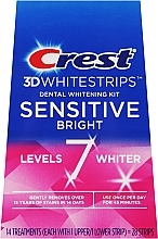 Отбеливающие полоски для чувствительных зубов - Crest 3D Whitestrips Dental Whitening Kit Sensitive Bright — фото N1