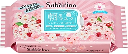 Парфумерія, косметика Тканинна маска-серветка для ранкового догляду за обличчям - BCL Saborino Awakening Sheet Mask Cherry Blossom