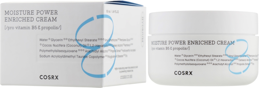 Зволожувальний крем для обличчя - Cosrx Hydrium Moisture Power Enriched Cream