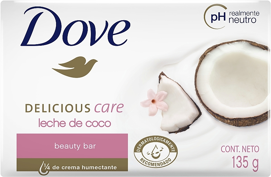 Крем-мило "Кокосове молоко" - Dove Purely Pampering Coconut Milk Beauty Cream Bar — фото N5