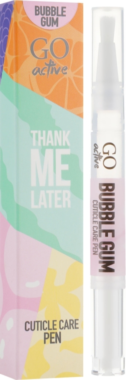 Масло для кутикули - GO Active Thank Me Later Bubble Gum Cuticle Care Pen