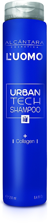 Укрепляющий шампунь для волос - Alcantara L'Uomo Urban Tech Shampoo — фото N1