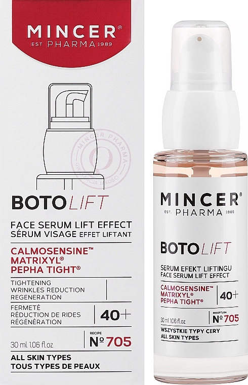 Сиворотка для обличчя з ефектом ліфтингу - Mincer Pharma Serum Facial Lifting Effect — фото N2