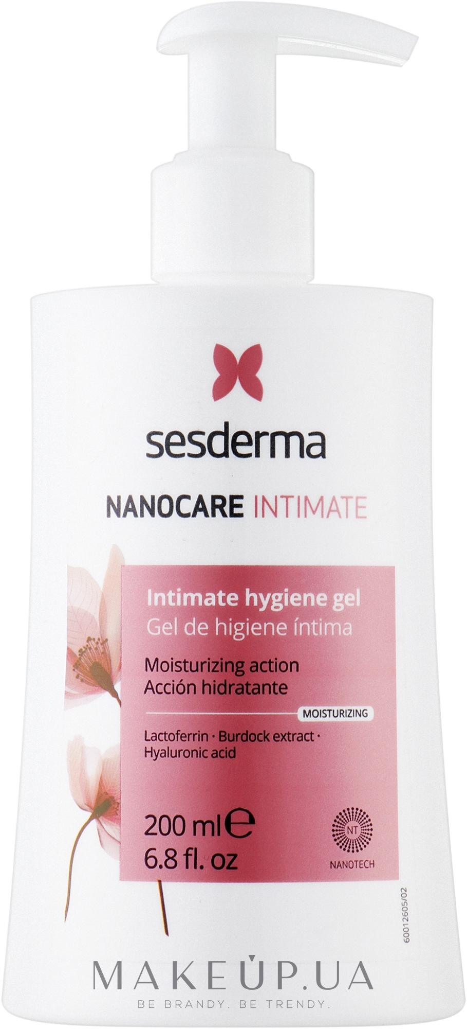 Гель для интимной гигиены - SesDerma Laboratories Nanocare Intimate Hygiene Gel — фото 200ml