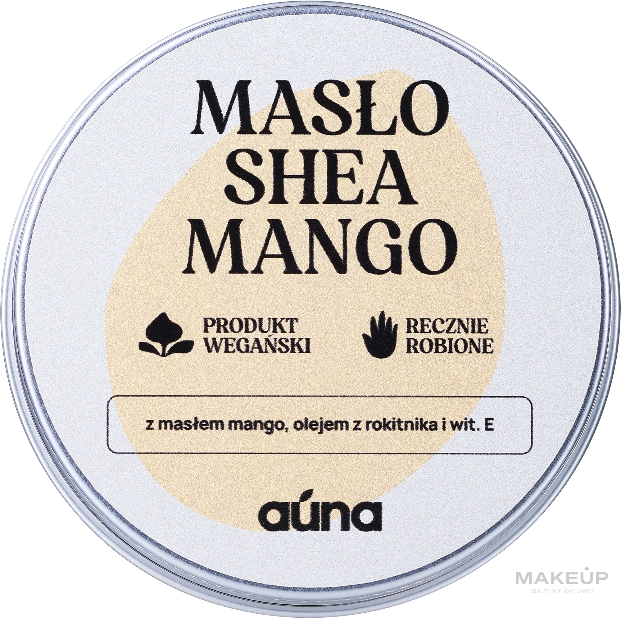 Масло ши для обличчя й тіла "Манго" - Auna Shea Mango Butter — фото 150ml