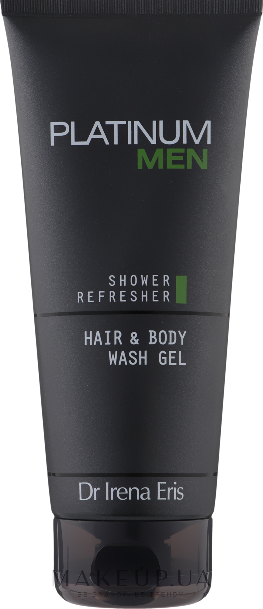 Шампунь-гель для тіла і волосся - Dr. Irena Eris Platinum Men Shower Refresher Hair Body Wash Gel — фото 200ml