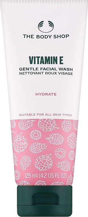 Гель для вмивання обличчя "Вітамін Е" - The Body Shop Vitamin E Gentle Facial Wash — фото N2