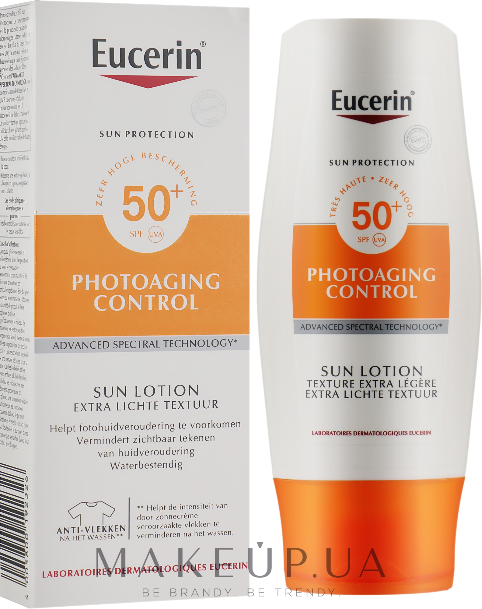 Лосьйон для тіла, екстралегкий SPF50 - Eucerin Sun Protection Lotion Extra Light SPF50 — фото 150ml