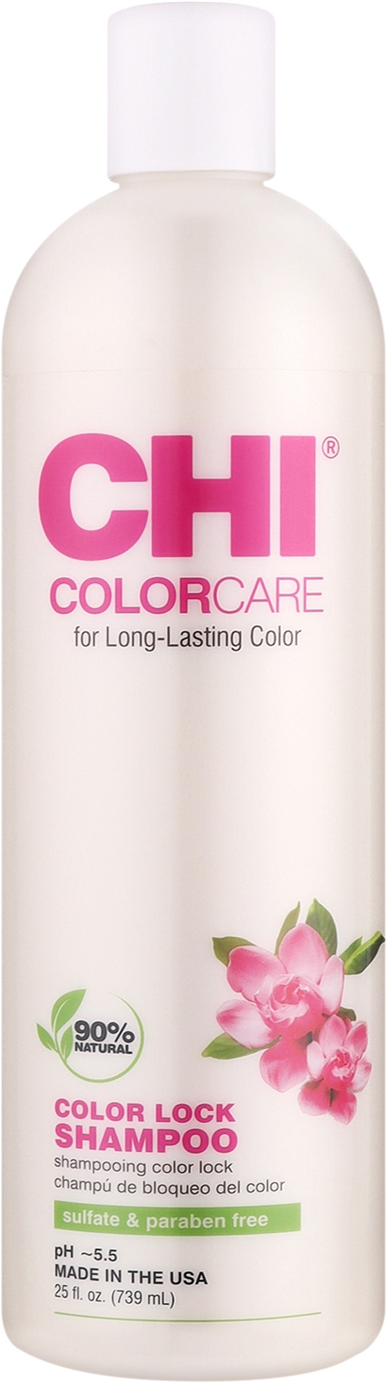 Шампунь для защиты цвета окрашенных волос - CHI Color Care Color Lock Shampoo — фото 739ml