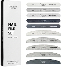 Парфумерія, косметика Набір пилочок для нігтів, 10 продуктів - Sincero Salon Nail File Set