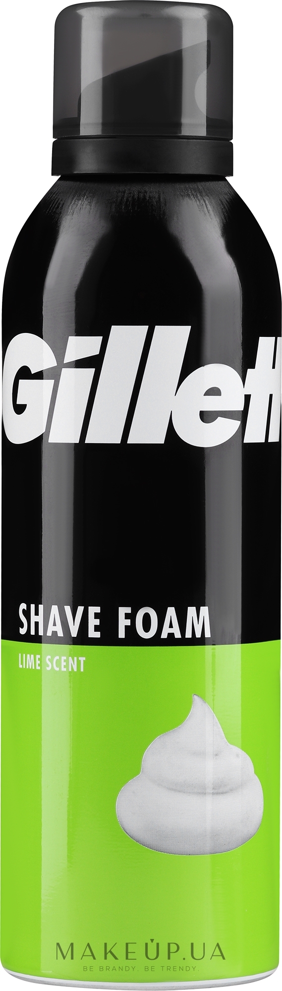 Пена для бритья "Лимон" - Gillette Classic Lemon Lime Shave Foam For Men — фото 200ml