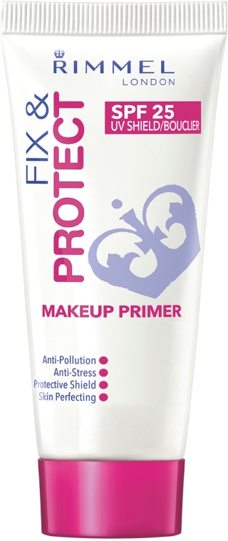 База под макияж - Rimmel Fix & Protect Makeup Primer SPF25
