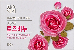 Мыло для лица и тела "Роза" - Mukunghwa Rose Soap — фото N1
