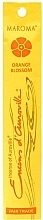 Духи, Парфюмерия, косметика Ароматические палочки "Цветок апельсина" - Maroma Encens d'Auroville Stick Incense Orange Blossom