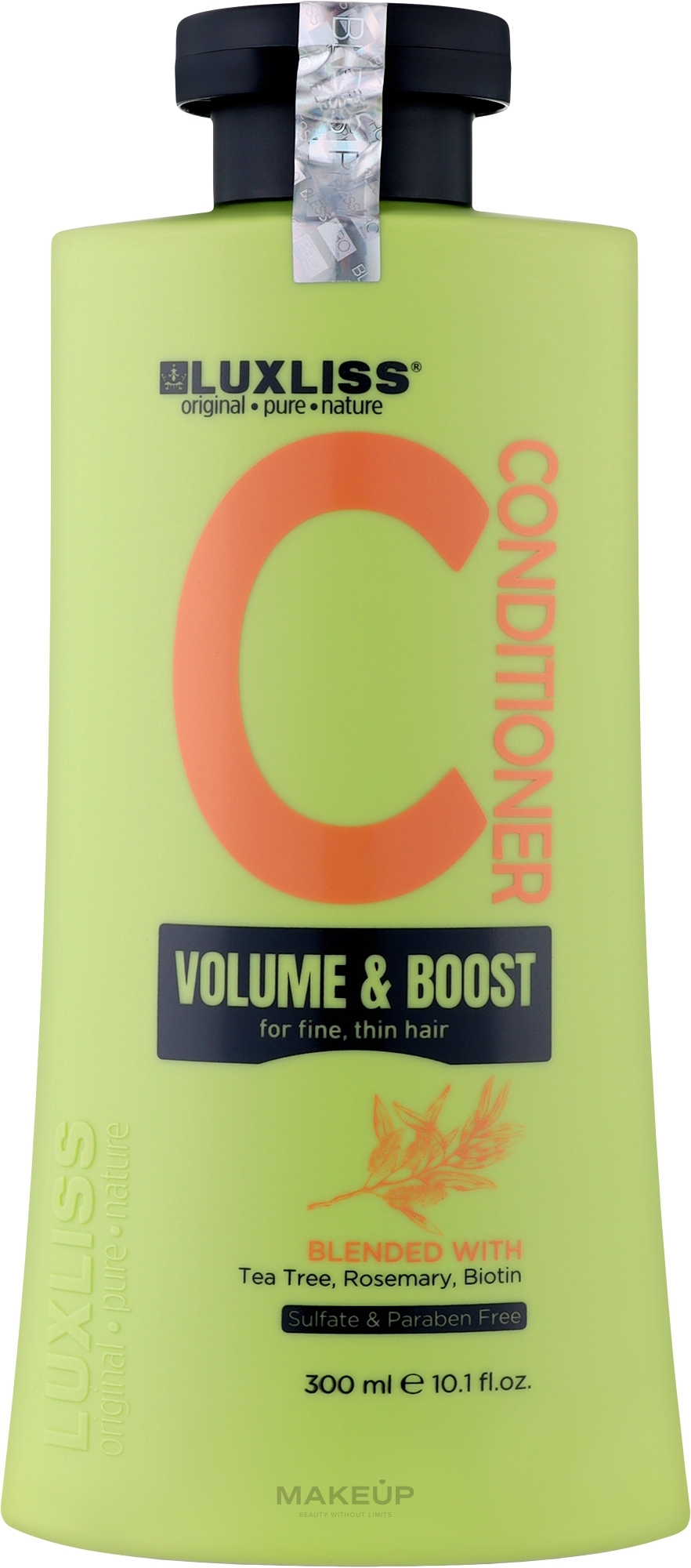 Кондиціонер для об'єму волосся - Luxliss Volume&Boost Conditioner — фото 300ml