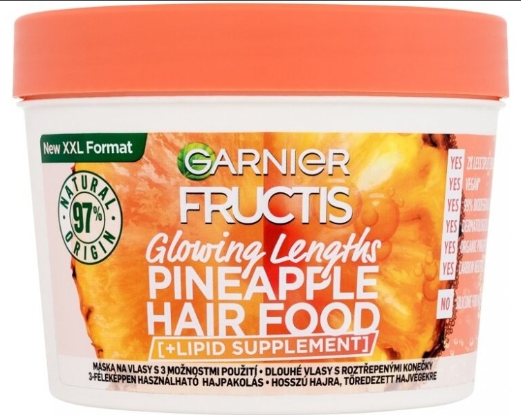 Маска для волос - Garnier Fructis Hair Food Pineapple Hair Mask — фото N1