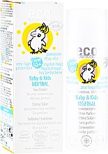 Детский солнцезащитный крем, нейтральный - Eco Cosmetics Baby&Kids Sun Protection Cream SPF 50+ — фото N1