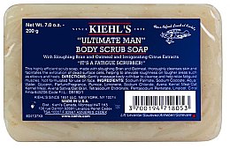 Скрабирующее мыло - Kiehl's Ultimate Man Body Scrub Soap — фото N1