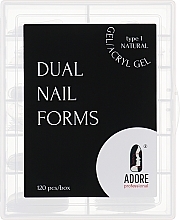 Парфумерія, косметика Верхні форми для нарощування - Adore Professional Dual Nail Forms