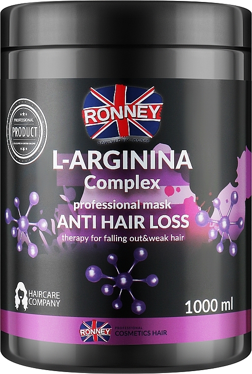 Маска для волосся - Ronney L-Arginina Complex Anti Hair Loss Therapy Mask — фото N2