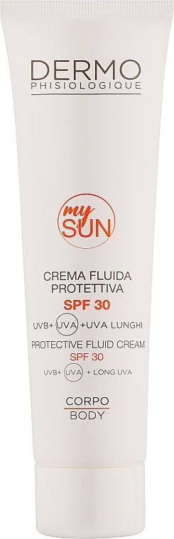 Захисний флюїдний крем для обличя та тіла SPF 30+ - Dermophisiologique My Sun Protective Fluid Cream SPF30+ — фото N1