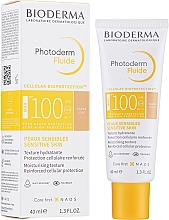 Солнцезащитный флюид для лица - Bioderma Photoderm Fluide Max SPF100+ — фото N4