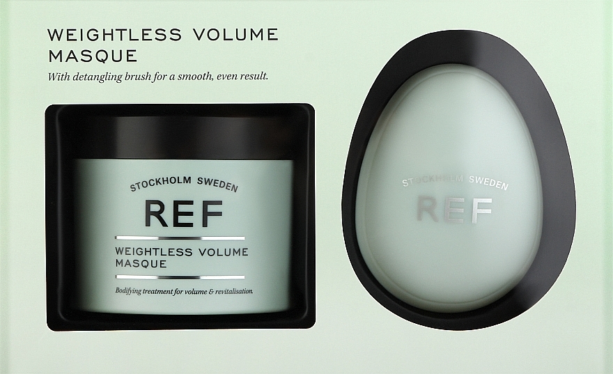 Набір - REF Weightless Volume Masque Set (h/mask/250ml + h/brush/1pcs) — фото N1