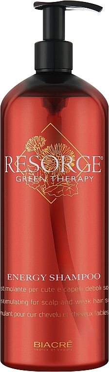 Стимулювальний шампунь від випадання волосся - Biacre Resorge Green Therapy Energy Shampoo — фото N2