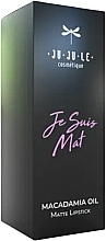 Парфумерія, косметика Матова помада для губ з олією макадамії - Ju-Ju-Le Je Suis Mat Matte Lipstick