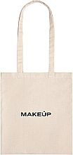 Экосумка плоская бежевая "EcoVibe" - MAKEUP Eco Bag Shopper Slim Beige — фото N1