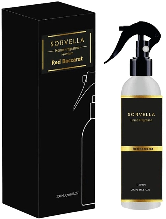 Ароматический спрей для дома - Sorvella Perfume Home Fragrance Red Baccarat — фото N1