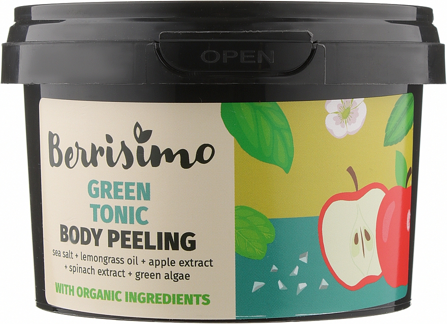 Пилинг для тела - Beauty Jar Berrisimo Green Tonic Body Peeling — фото N1