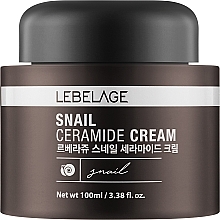 Духи, Парфюмерия, косметика Крем для лица с улиткой и церамидами - Lebelage Snail Ceramide Cream