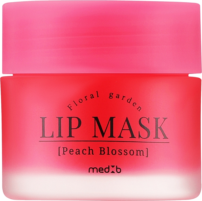 Бальзам-маска для губ "Цветок персика" - Med B Floral Garden Lip Mask Peach Blossom — фото N1