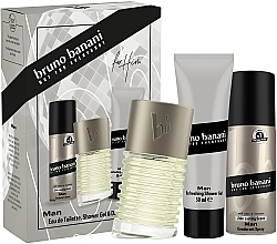 Парфумерія, косметика Bruno Banani Man - Набір (edt/50ml + sh/gel/50ml + deo/50ml)