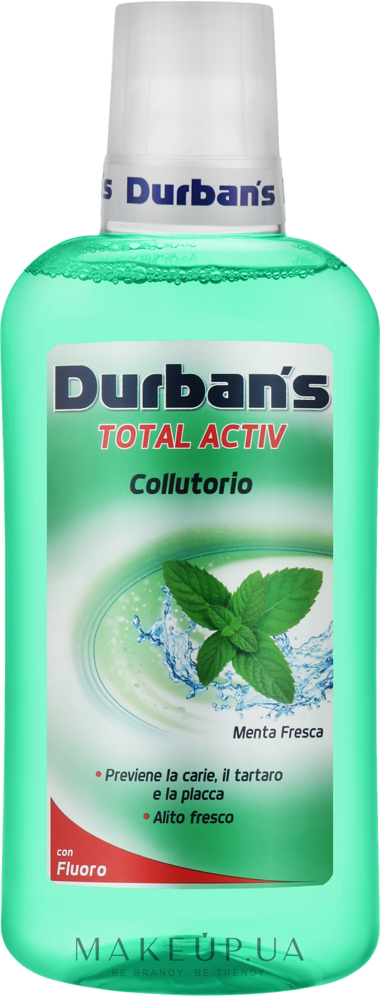 Ополаскиватель для полости рта "Тотал актив" - Durban`s — фото 500ml