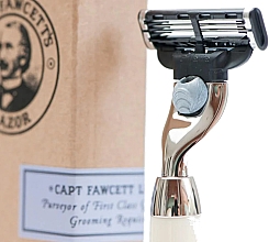 Станок для гоління, слонова кістка - Captain Fawcett Finest Hand Crafted Safety Razor — фото N3