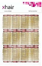 Парфумерія, косметика Бігуді металеві "Їжачки", 6.5 см, d36, 12 шт. - Xhair