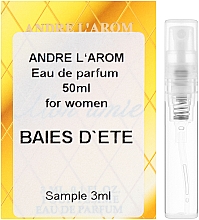 Andre L`Arom Lovely Flauers "Baise d ete" - Парфюмированная вода (пробник) — фото N1
