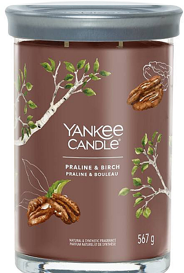 Ароматическая свеча в стакане "Praline & Birch", 2 фитиля - Yankee Candle Singnature — фото N1