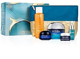 Духи, Парфюмерия, косметика Набор, 5 продуктов - Biotherm Blue Therapy Holiday ’21 Eco Set