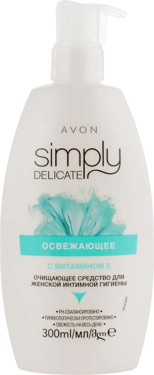 Освежающая жидкость для интимной гигиены с витамином Е - Avon Simply Delicate