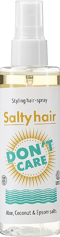 Сольовий спрей для укладання волосся - Zoya Goes Pretty Salty Hair Don't Care Styling Hair Spray — фото N1