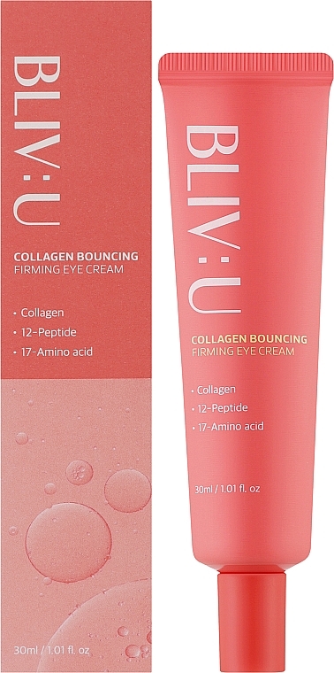 Крем для кожи вокруг глаз с коллагеном - Bliv:U Collagen Bouncing Firming Eye Cream — фото N2