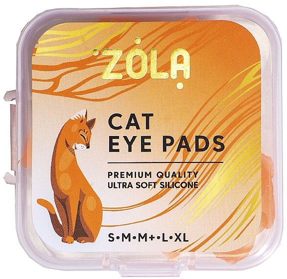 Валики для ламінування вій та брів, S, M, M+, L, XL - Zola Cat Eye Pads — фото N1