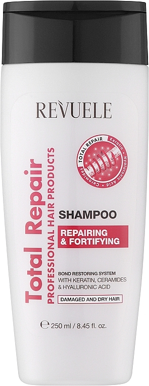 Шампунь для волосся "Відновлення та зміцнення" - Revuele Total Repair Shampoo — фото N1
